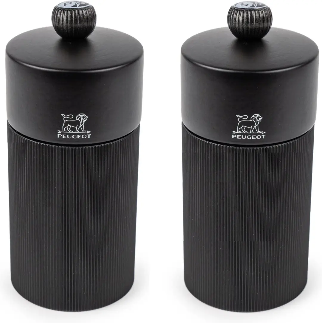 Peugeot Duo Line Peper- en Zoutmolen 12cm Mat Zwart - afbeelding 2 van 5