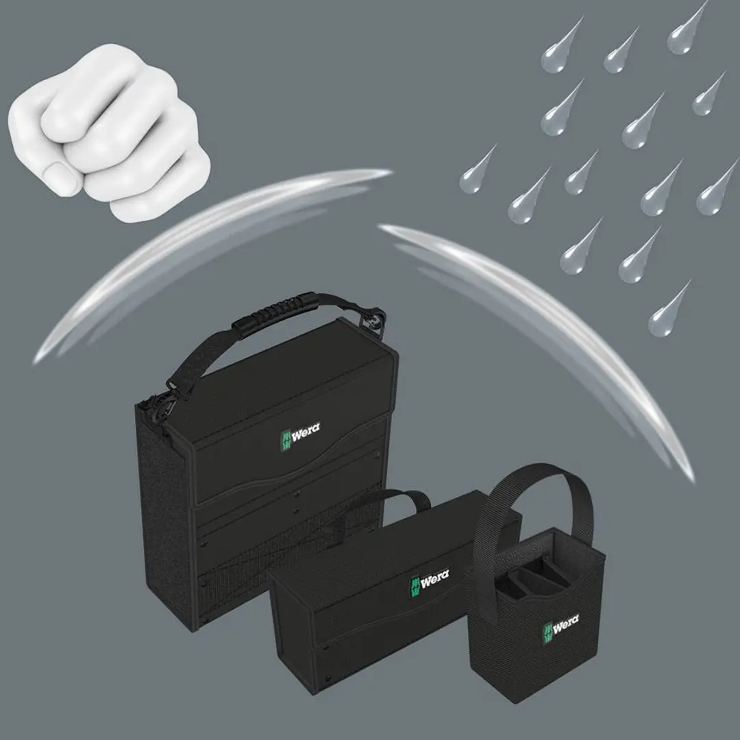 Wera 2go 2 Gereedschapskoffer - 3-delig
