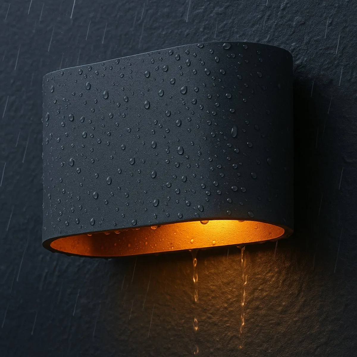 Calex Potenza Wandlamp Up & Down 4.5W Warm Wit - Zwart