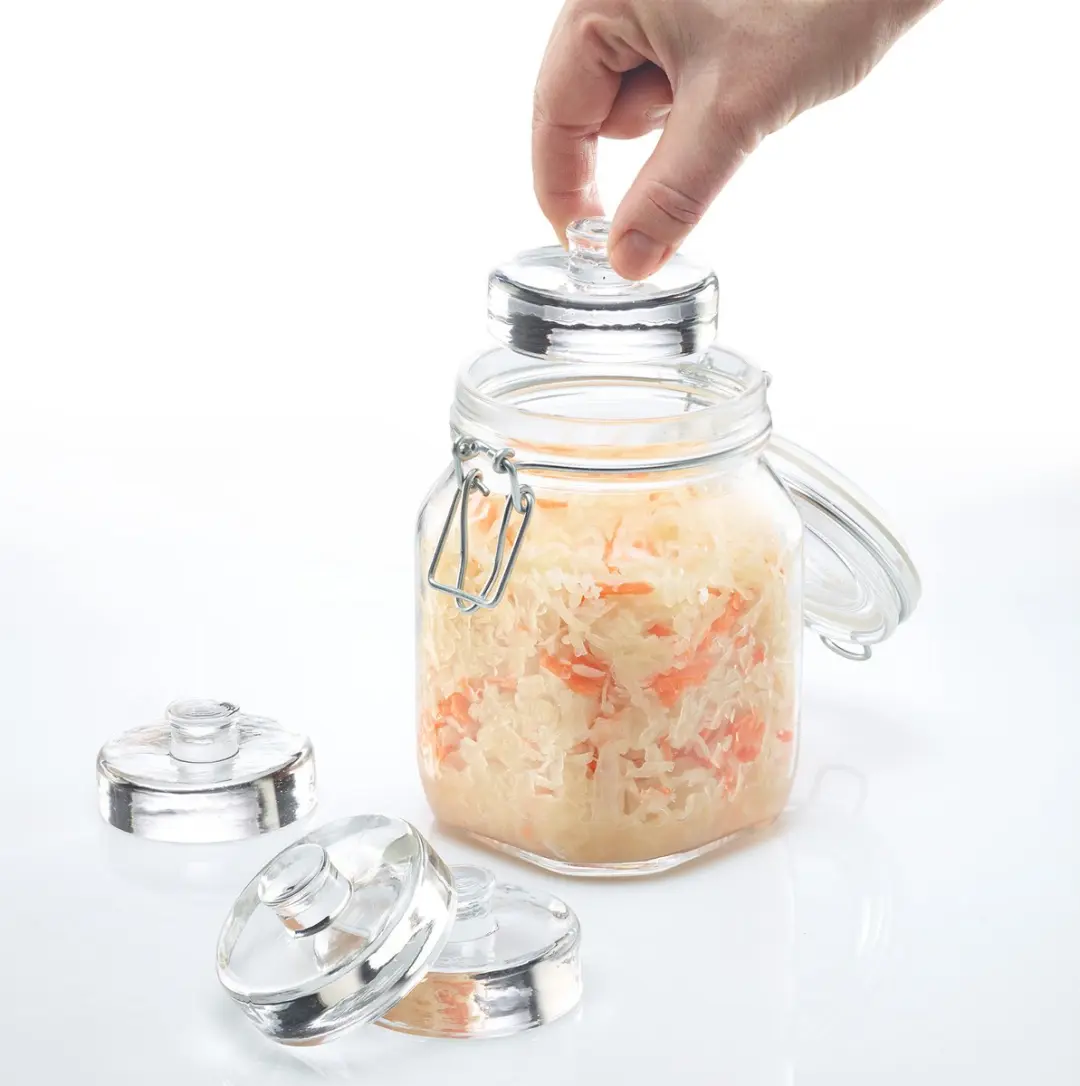 Westmark Glazen Fermentatiegewichten 4 Stuks Ø7cm
