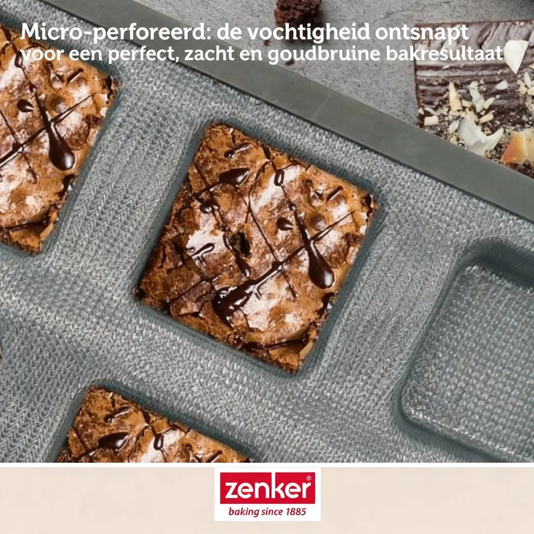 Zenker Siliconen Cakevorm 12 Stuks - Zwart