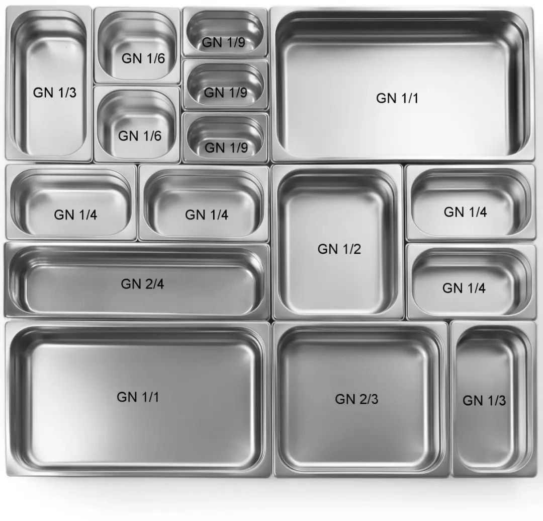 HENDI Gastronormbak 43L - 150mm - Roestvrij staal