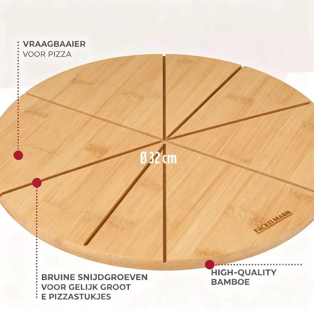 Fackelmann Pizzaplaat Ø32cm - Drankje