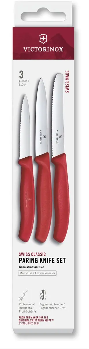 Victorinox Swiss Classic Keukenset 3-delig - Rood