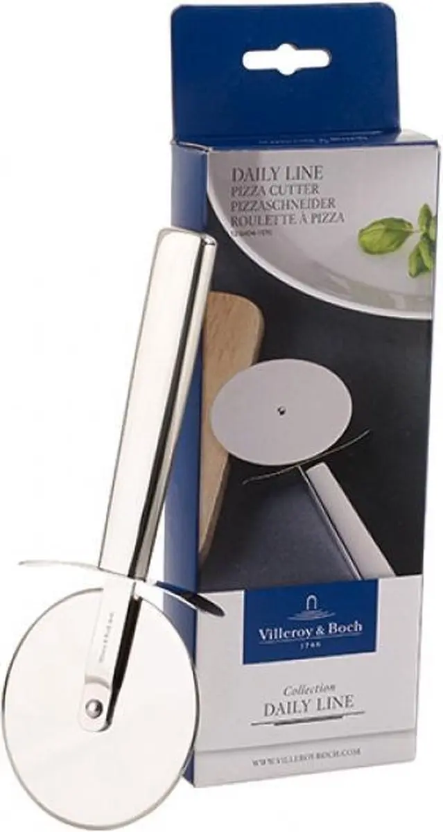 Villeroy & Boch Daily Line Pizzasnijder - RVS Zilver