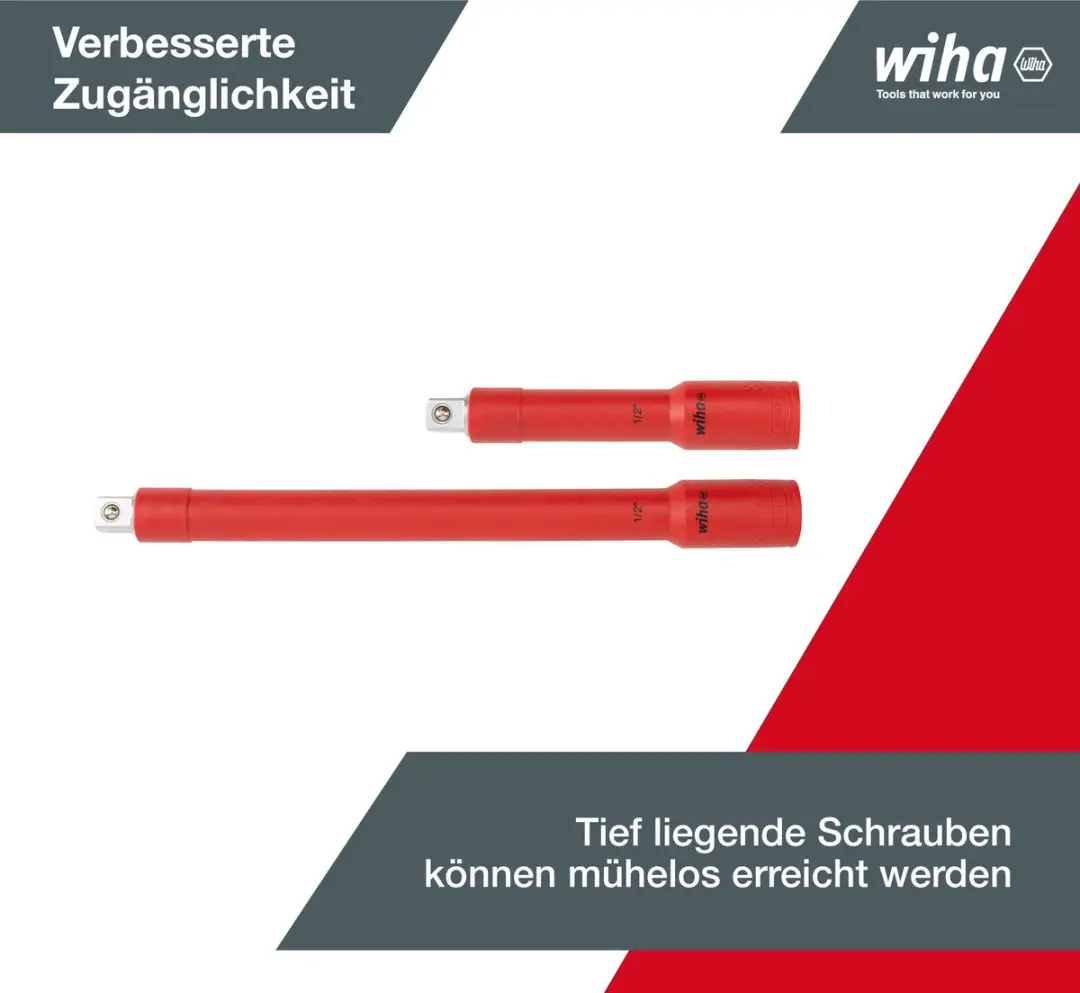 Wiha 7208N K2001 Ratelsleutelset 20-delig - 1/2"