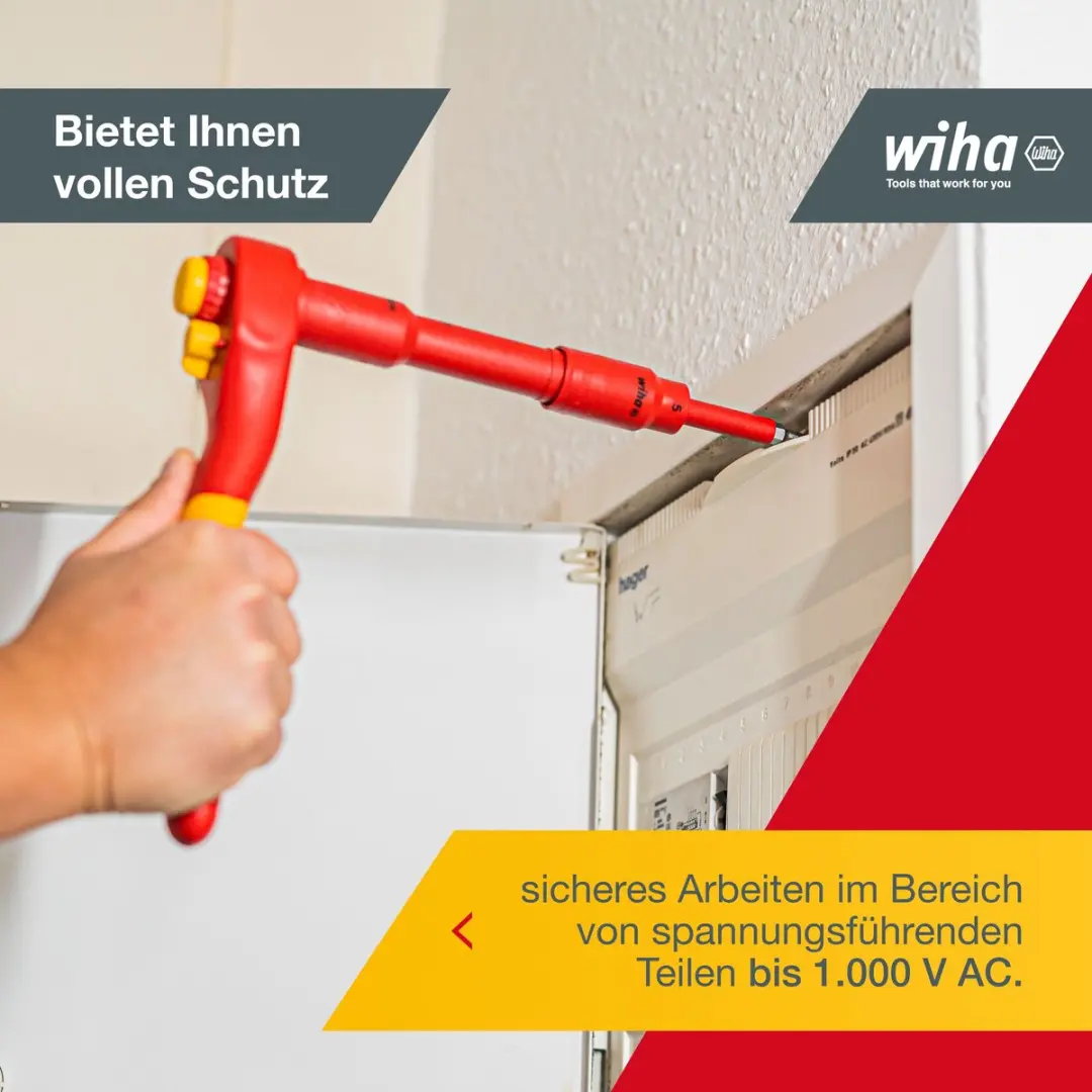 Wiha 7208N K2001 Ratelsleutelset 20-delig - 1/2"