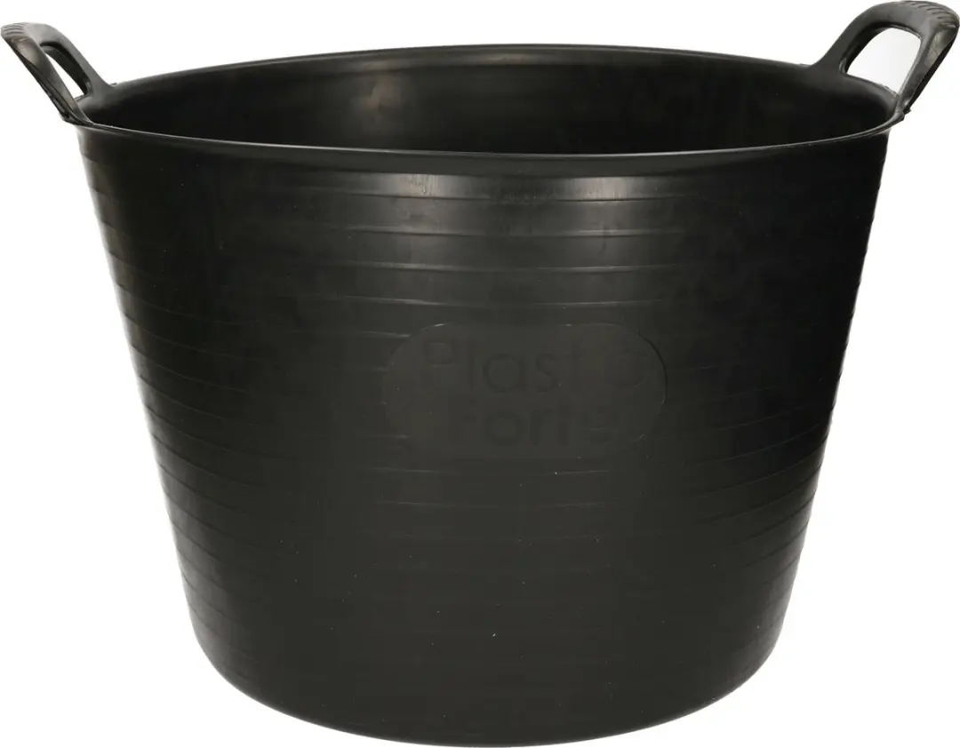 Excellent Houseware Flexibele Wasmand 40L - Zwart