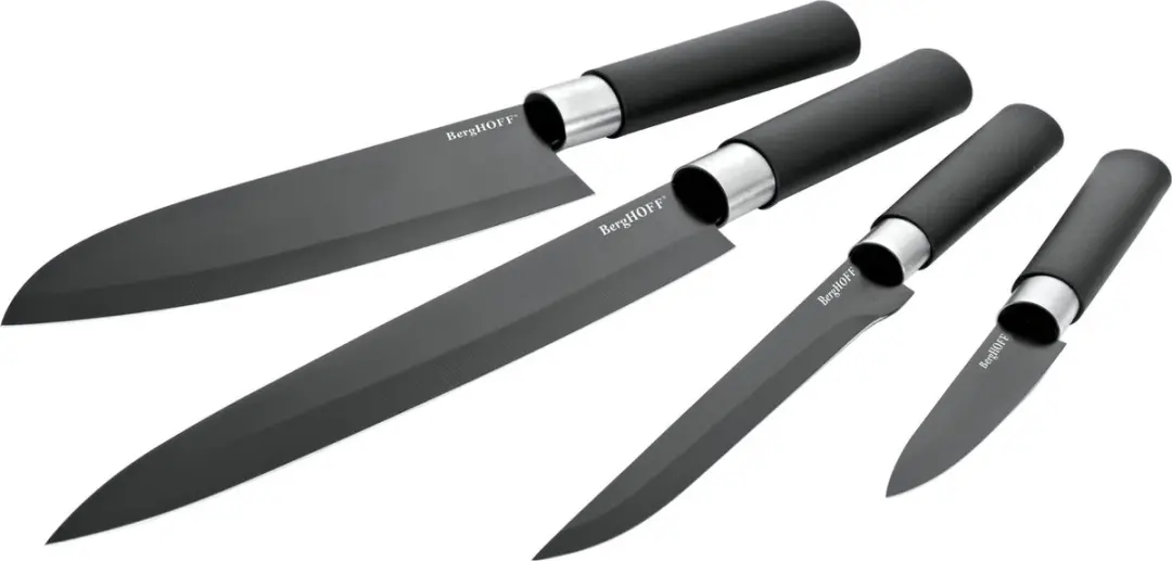 BergHOFF DiNA Prime Messen Set 4-delig - Zwart