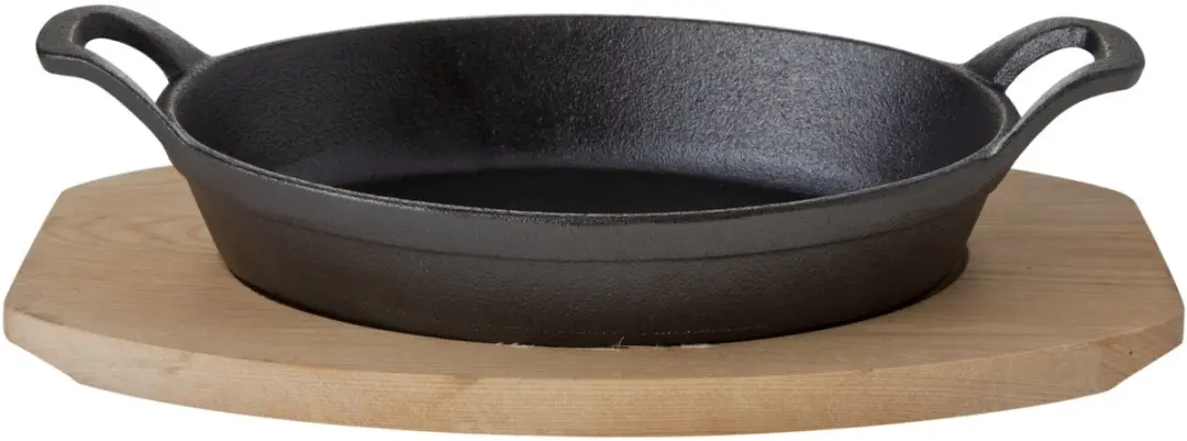 Cosy&Trendy Ovenschaal Gietijzer 3 Stuks - 3L - Zwart