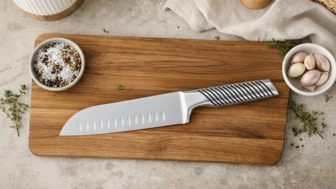 Cookinglife Santokumes Allround Keukenmes 33cm - RVS Zilver