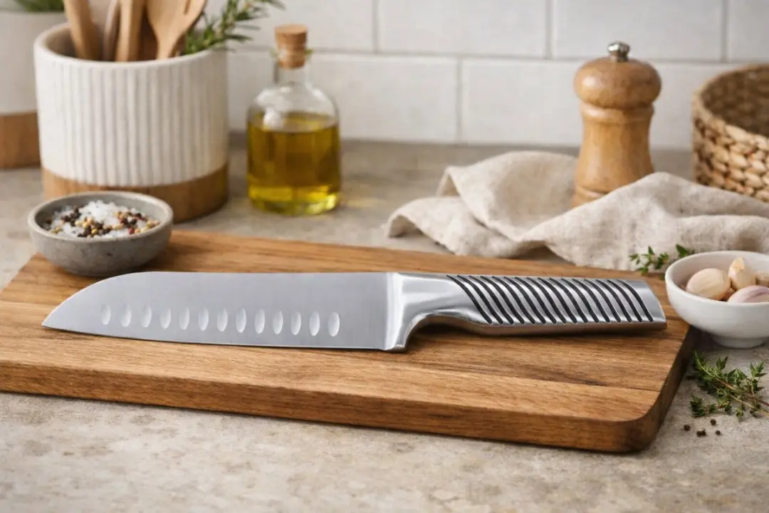 Cookinglife Santokumes Allround Keukenmes 33cm - RVS Zilver