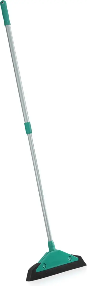 Leifheit Soft & Easy Schuimbezem 34cm - Turquoise/Grijs