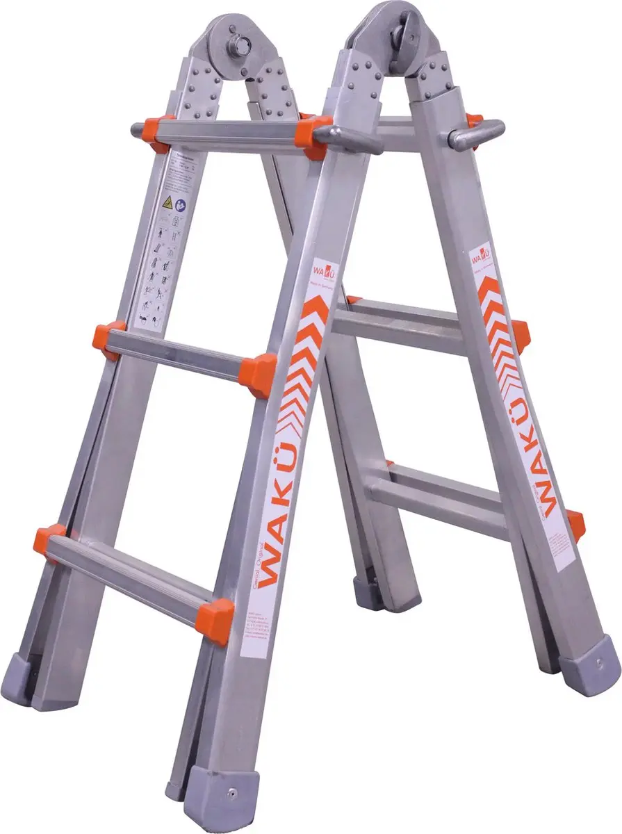 Little Jumbo Waku Model 0 Telescopische Vouwladder 3.48m