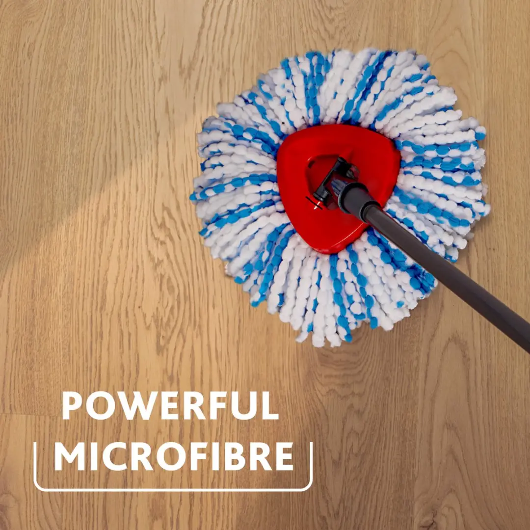 Vileda H2Pro Spin Mop Vervanging H2Pro 178330 - Wit/Blauw