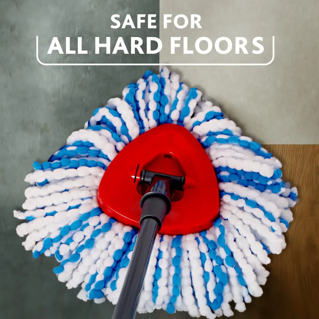 Vileda H2Pro Spin Mop Vervanging H2Pro 178330 - Wit/Blauw