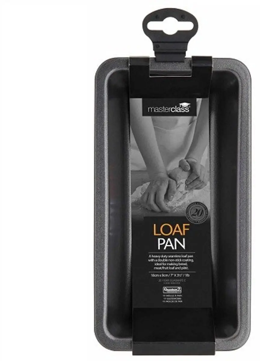MasterClass Anti-aanbak Broodvorm 1 lb - 18x9cm - Zwart