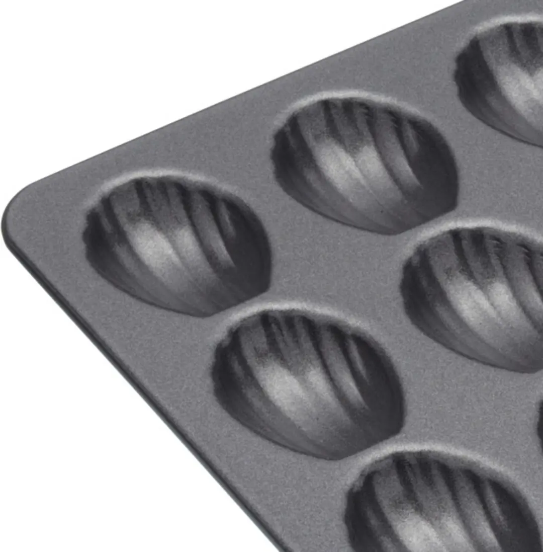 Masterclass Bakvorm Mini Madeleines 24 Stuks - 27x21cm Zwart - afbeelding 6 van 6