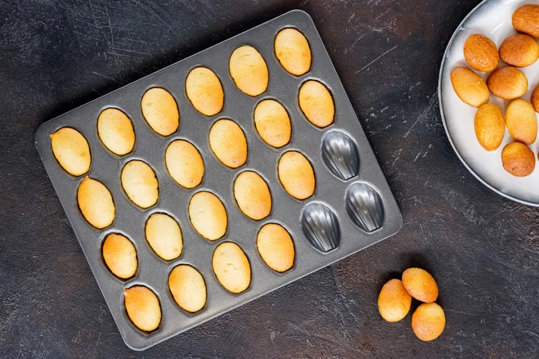 Masterclass Bakvorm Mini Madeleines 24 Stuks - 27x21cm Zwart