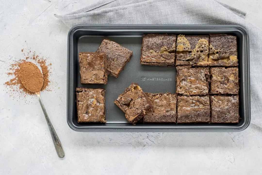 Masterclass MasterClass Brownievorm 34x20cm - Antiaanbaklaag - Zwart