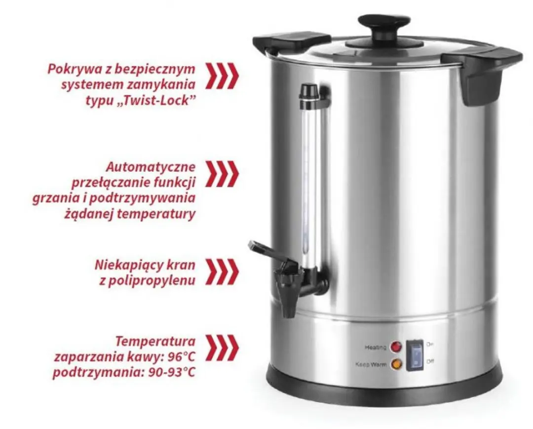 Hendi Filter Koffiezetapparaat 2L - RVS