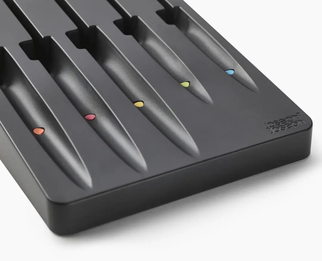 Joseph Joseph Store Messenset in Houder - 3 Messen - 6 Stuks