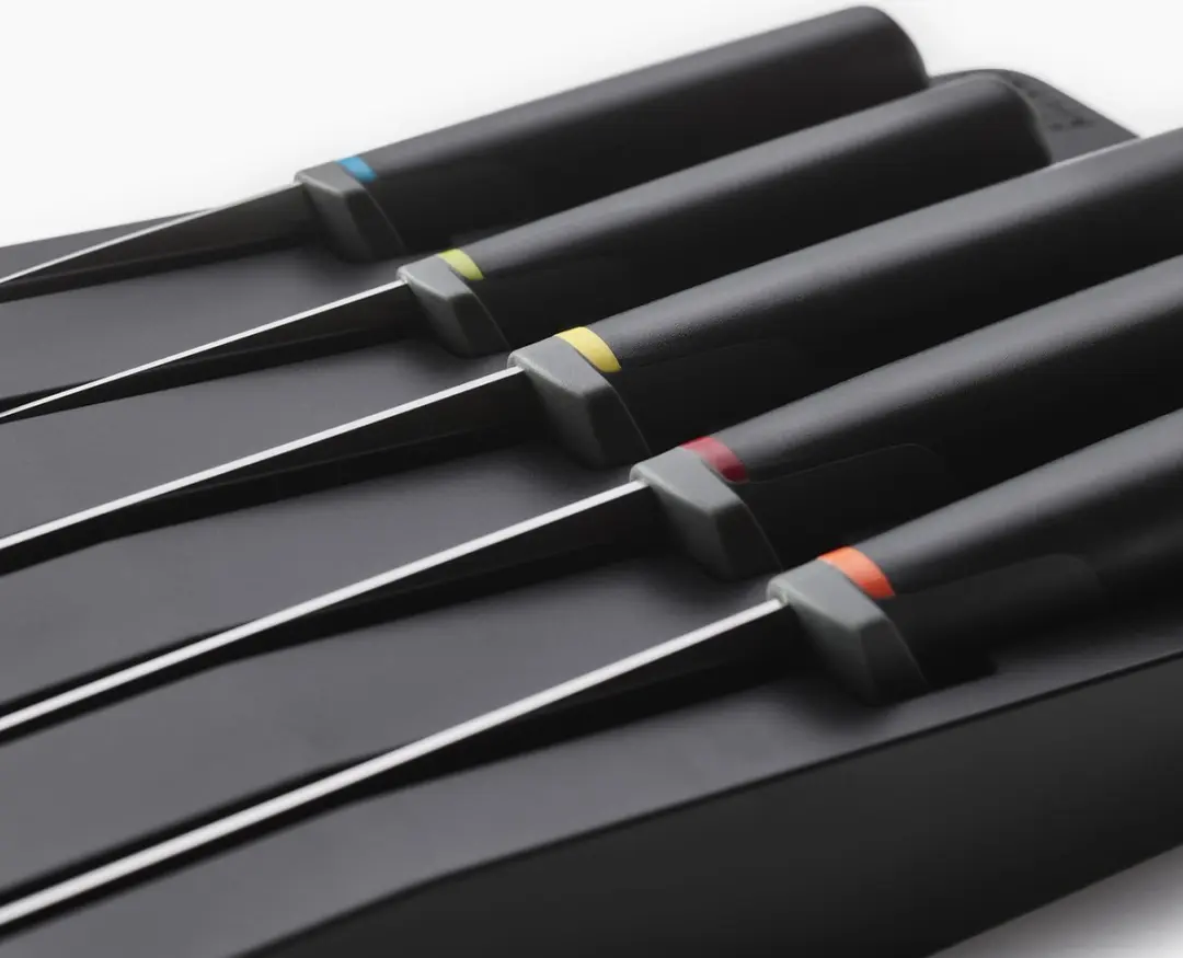 Joseph Joseph Store Messenset in Houder - 3 Messen - 6 Stuks