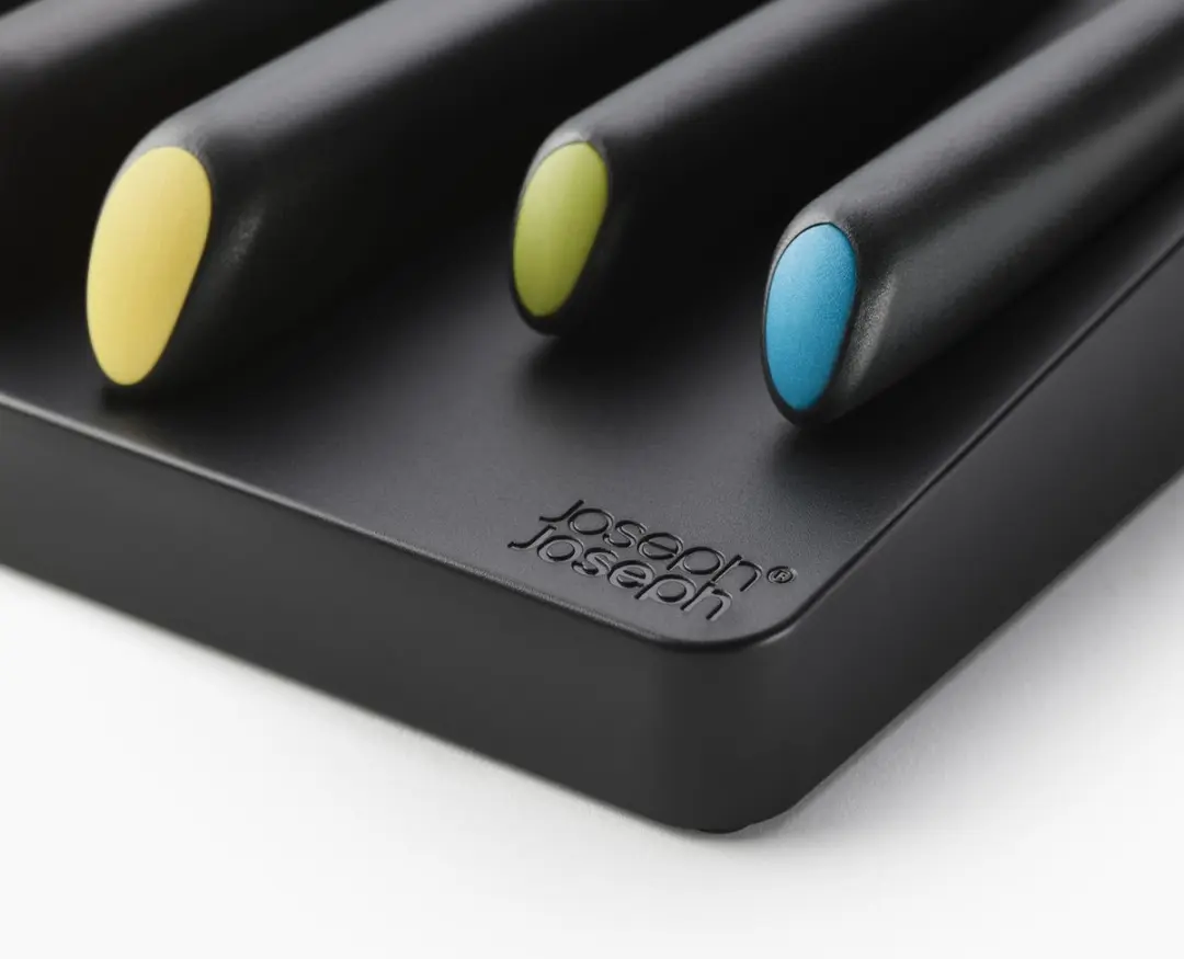 Joseph Joseph Store Messenset in Houder - 3 Messen - 6 Stuks