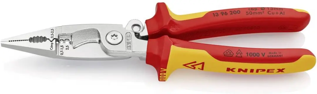 Knipex 13 96 200 SB Elektro-installatietang - afbeelding 5 van 6