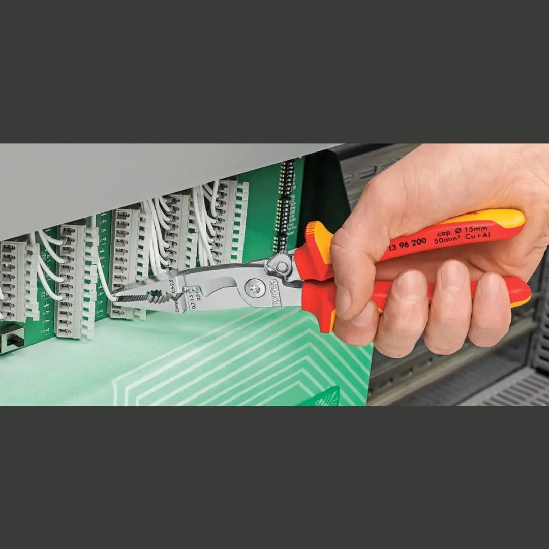 Knipex 13 96 200 SB Elektro-installatietang - afbeelding 2 van 6