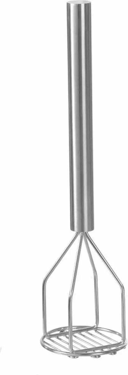 HENDI Pureestamper Ø118x455mm - Roestvrij staal - Zilver