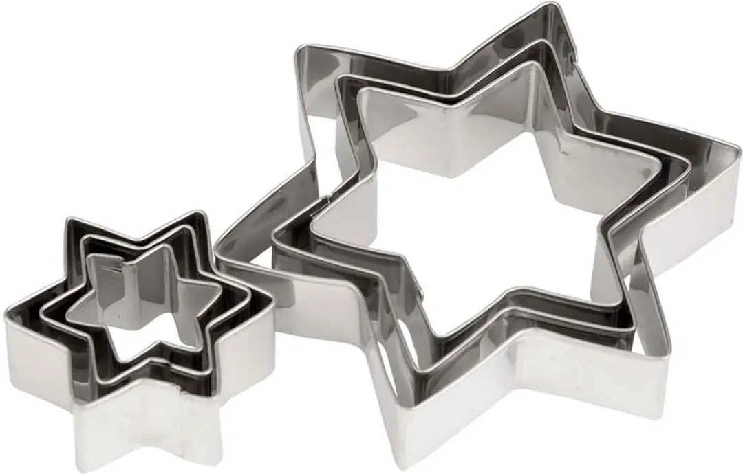 Cosy&Trendy Pastry Cutter Star Set 6-delig