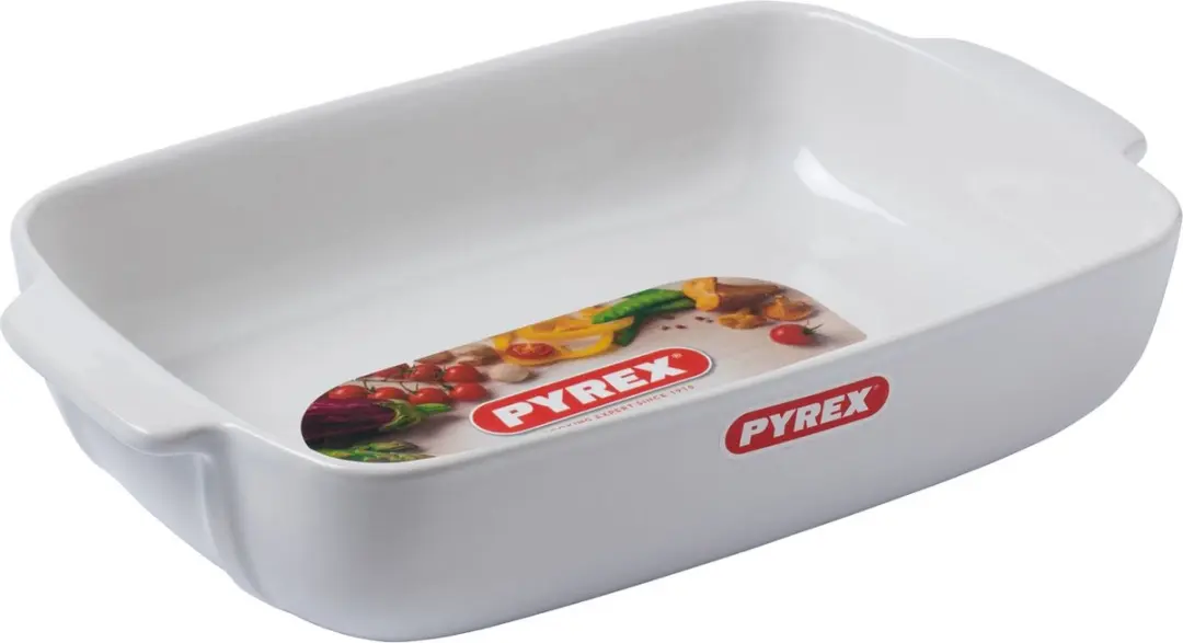 PYREX Signature Ovenschaal 25x19cm - 1.6L - Wit