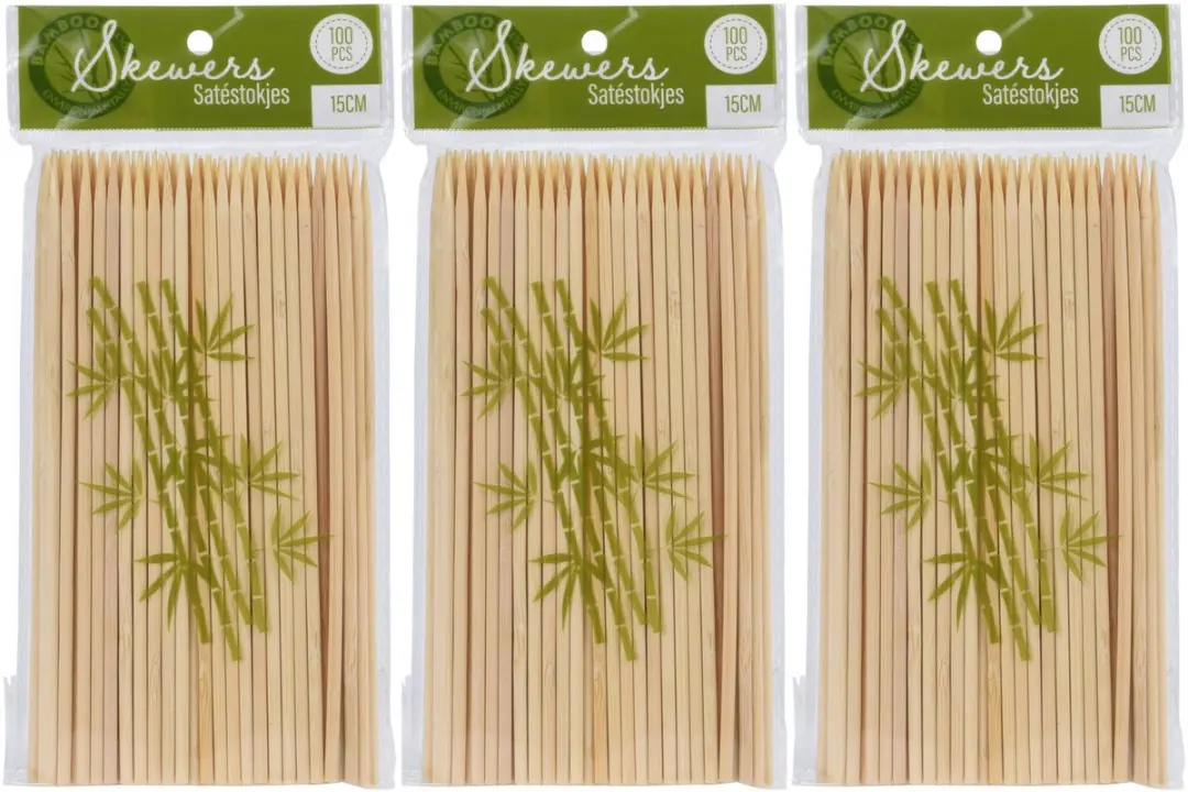 Excellent Houseware Bamboe Satéprikkers 300 Stuks