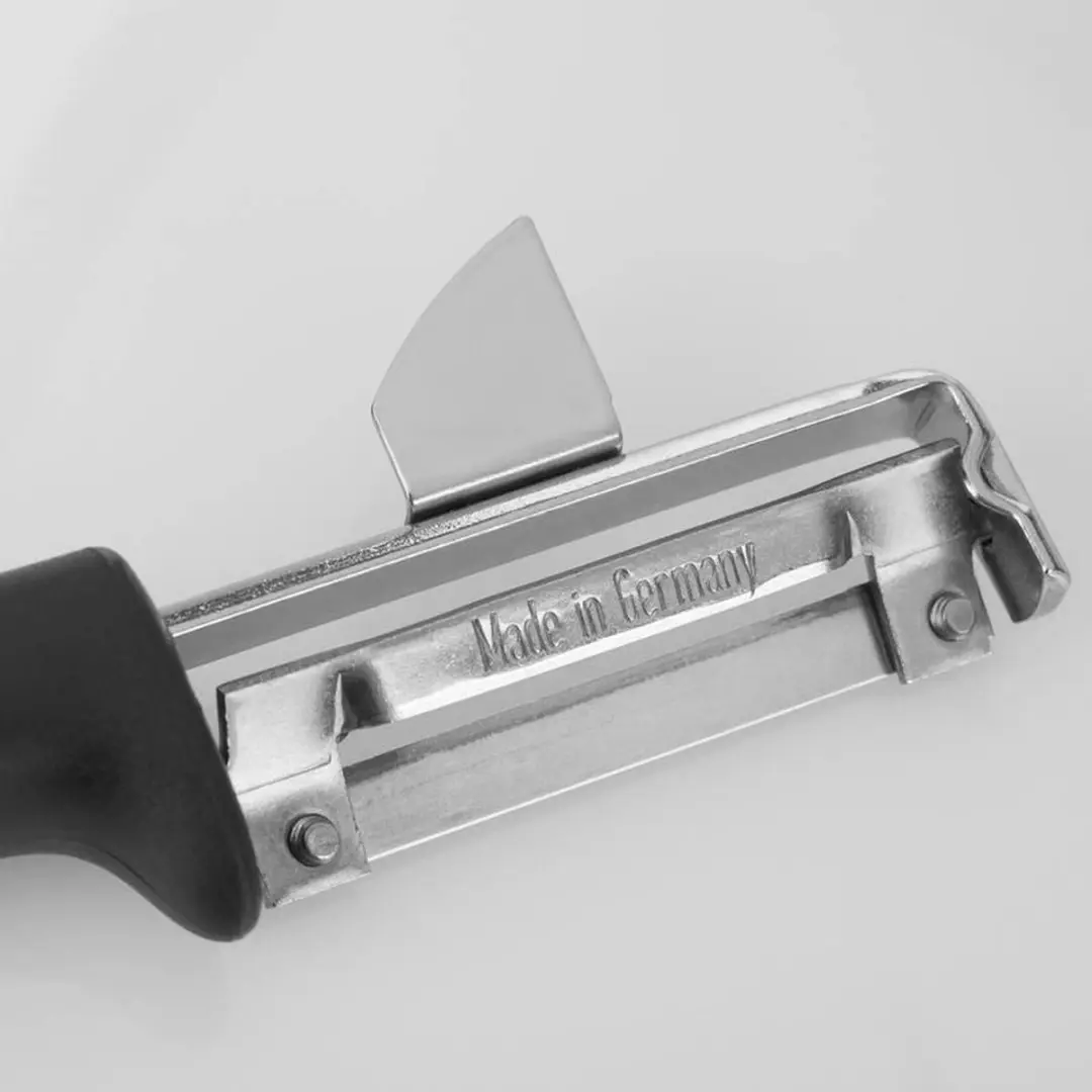 Westmark Gallant Universele Dunschiller - Roestvrijstalen mes - Zwart/Rood