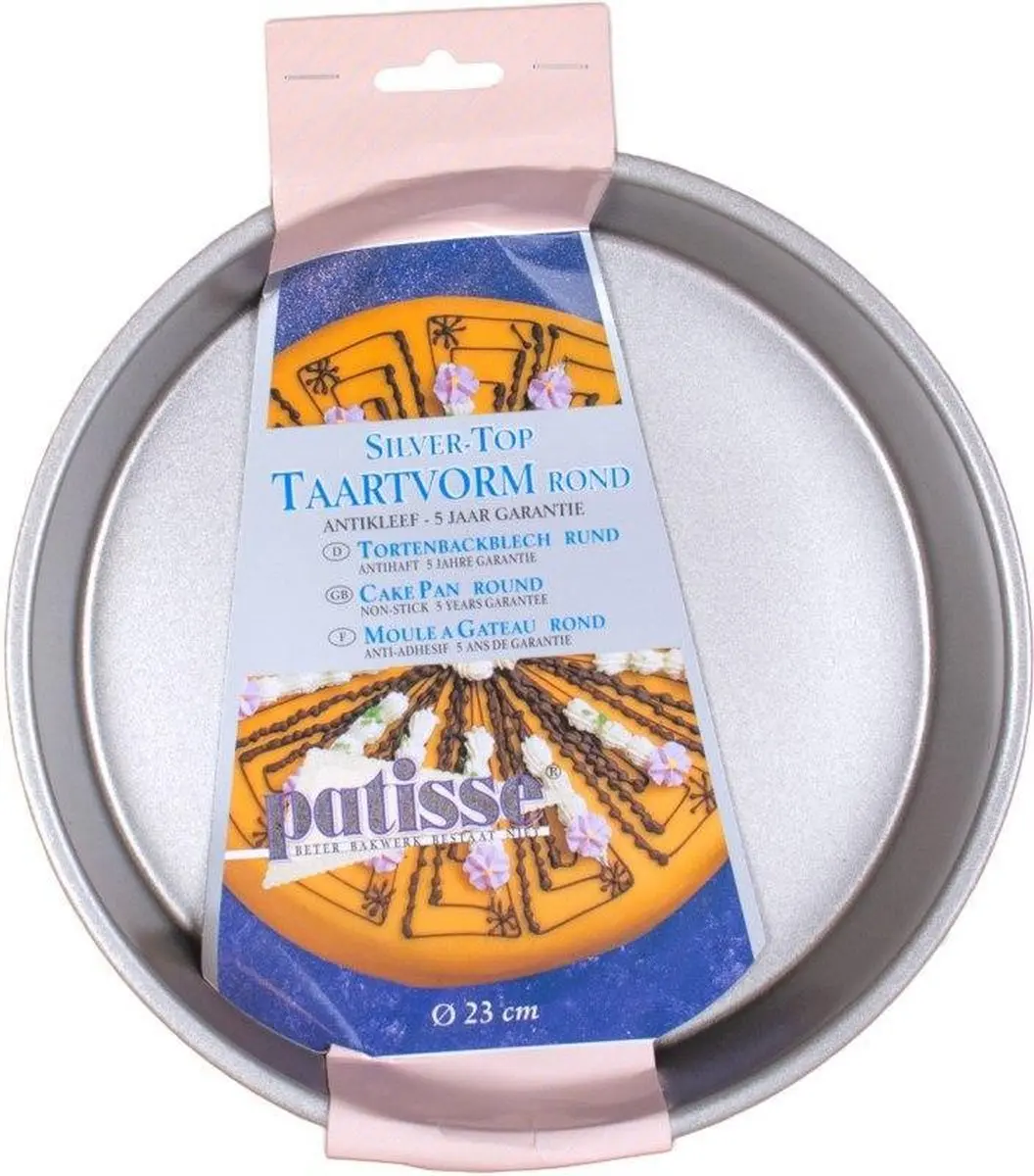 Patisse Taartvorm Silver Top 24cm