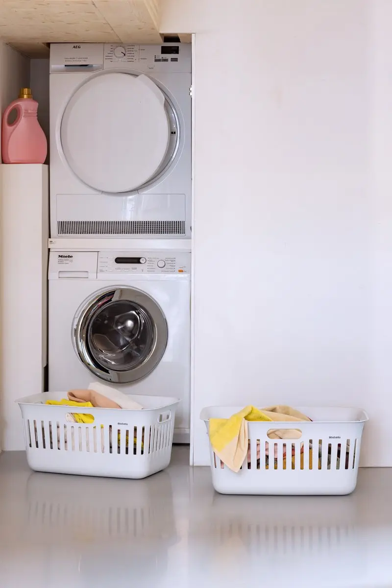 Brabantia Collect-It Wasmand 40L - 2 Stuks - Wit