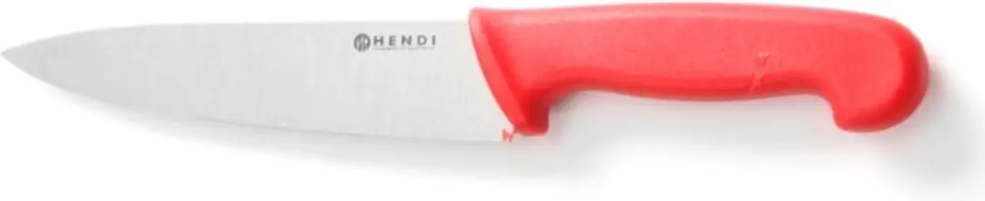 HENDI Koksmes 320mm - Rood Heft - 99 Stuks