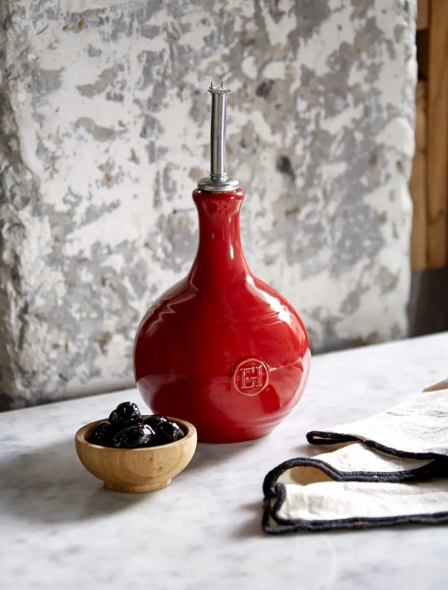 Emile Henry Azijnfles Grand Cru 450ml - Rood