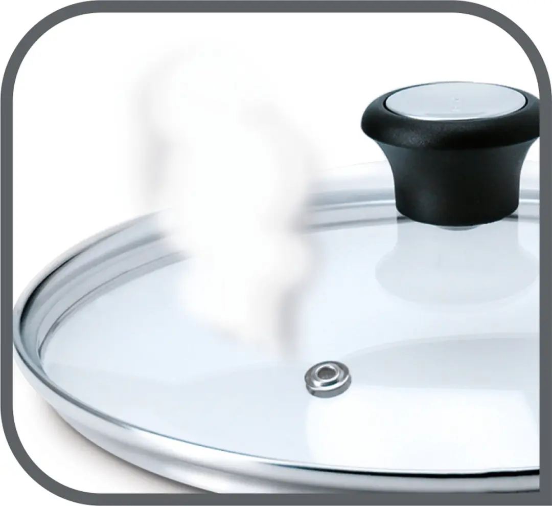 Tefal 28097912 Deksel - Ø3.2cm - Zwart/Staal/Transparant - afbeelding 3 van 3
