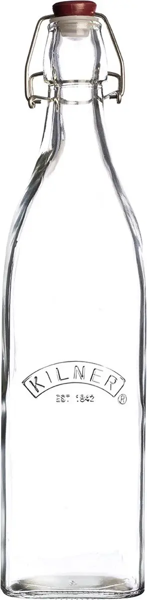 Kilner Clip Top Fles 1,0L - Transparant