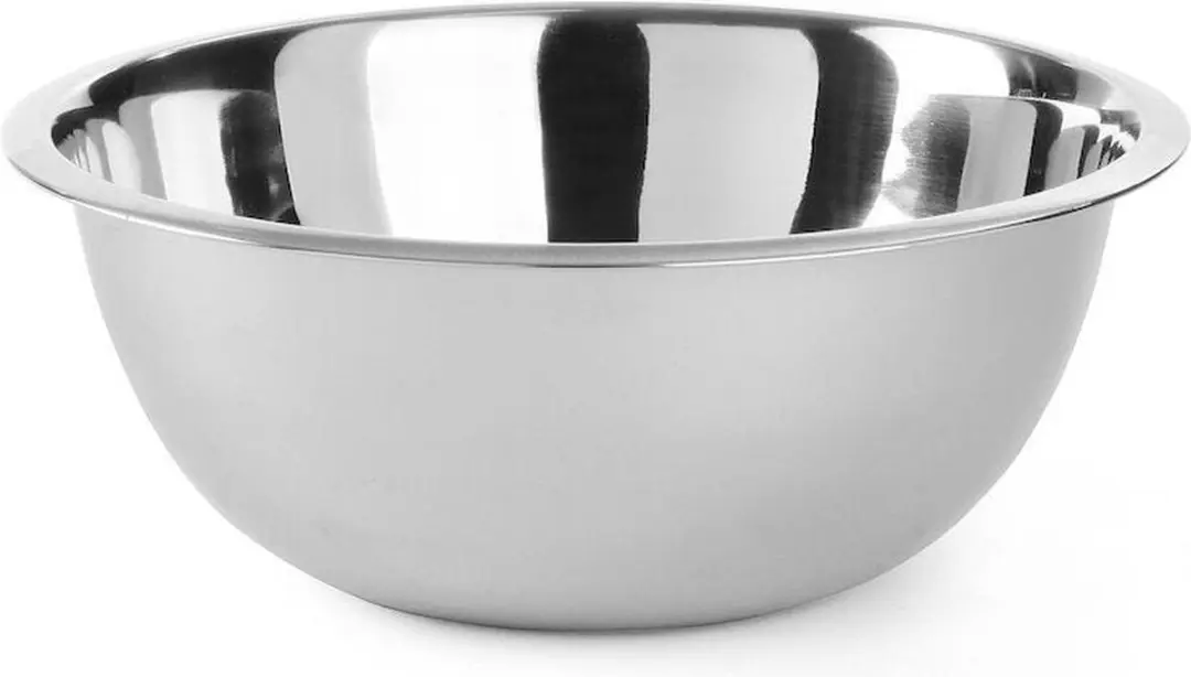 HENDI Beslagkom 3,3L - Roestvrij staal - Ø259x92mm