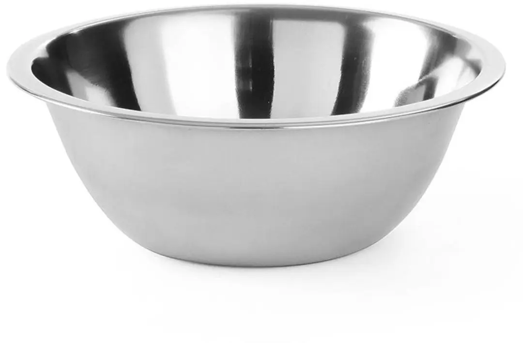 HENDI Beslagkom 3,3L - Roestvrij staal - Ø259x92mm