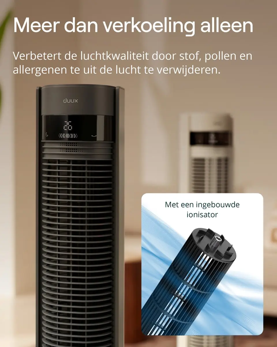 Duux Elevate DXTF01 Torenventilator - 26 Snelheden - Grijs