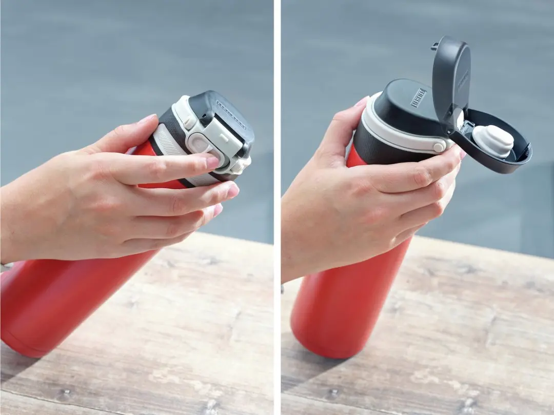 Leifheit Flip Thermosbeker 600ml - Rood - MPN 3273