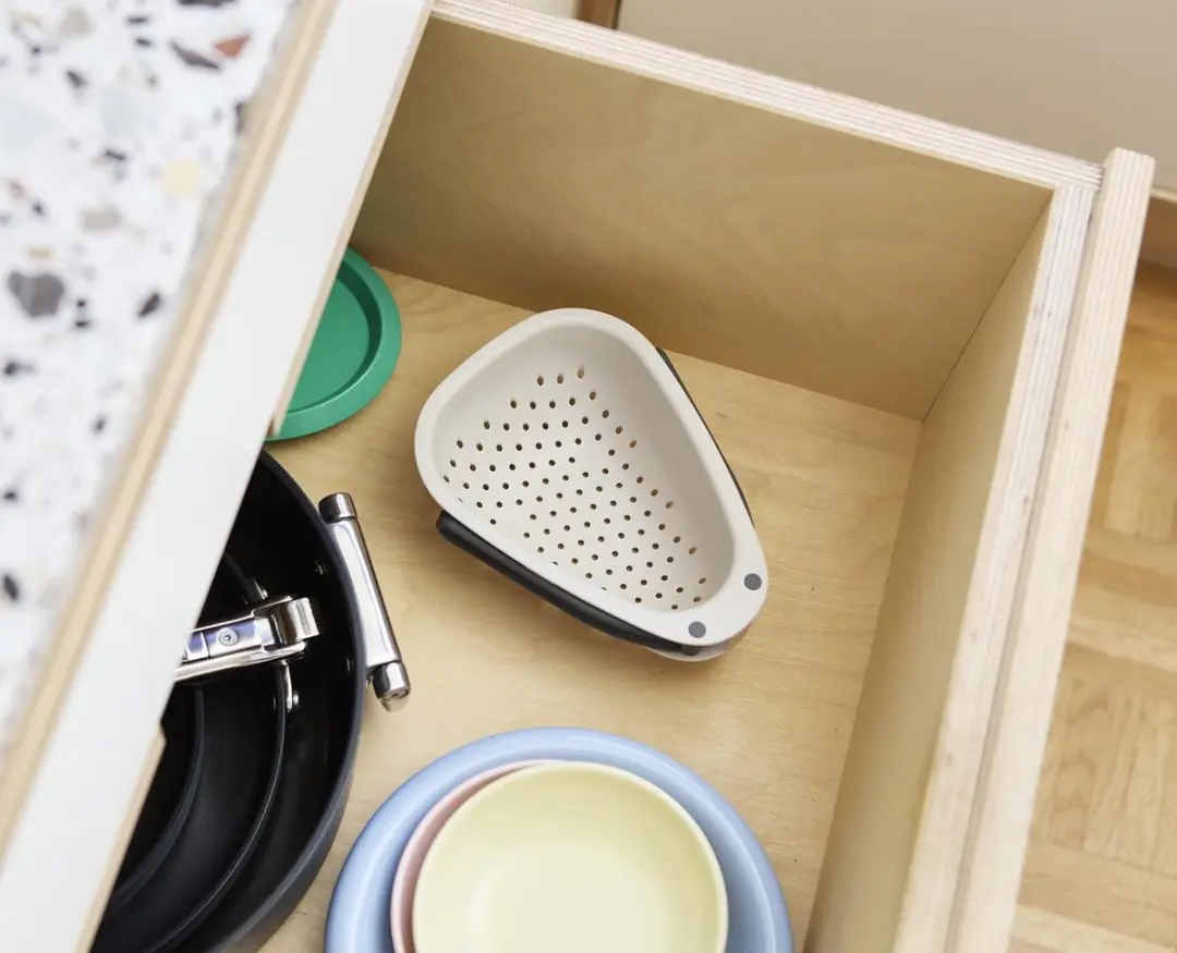 Joseph Joseph Droplet Mini Vouwbaar Vergiet - Wit