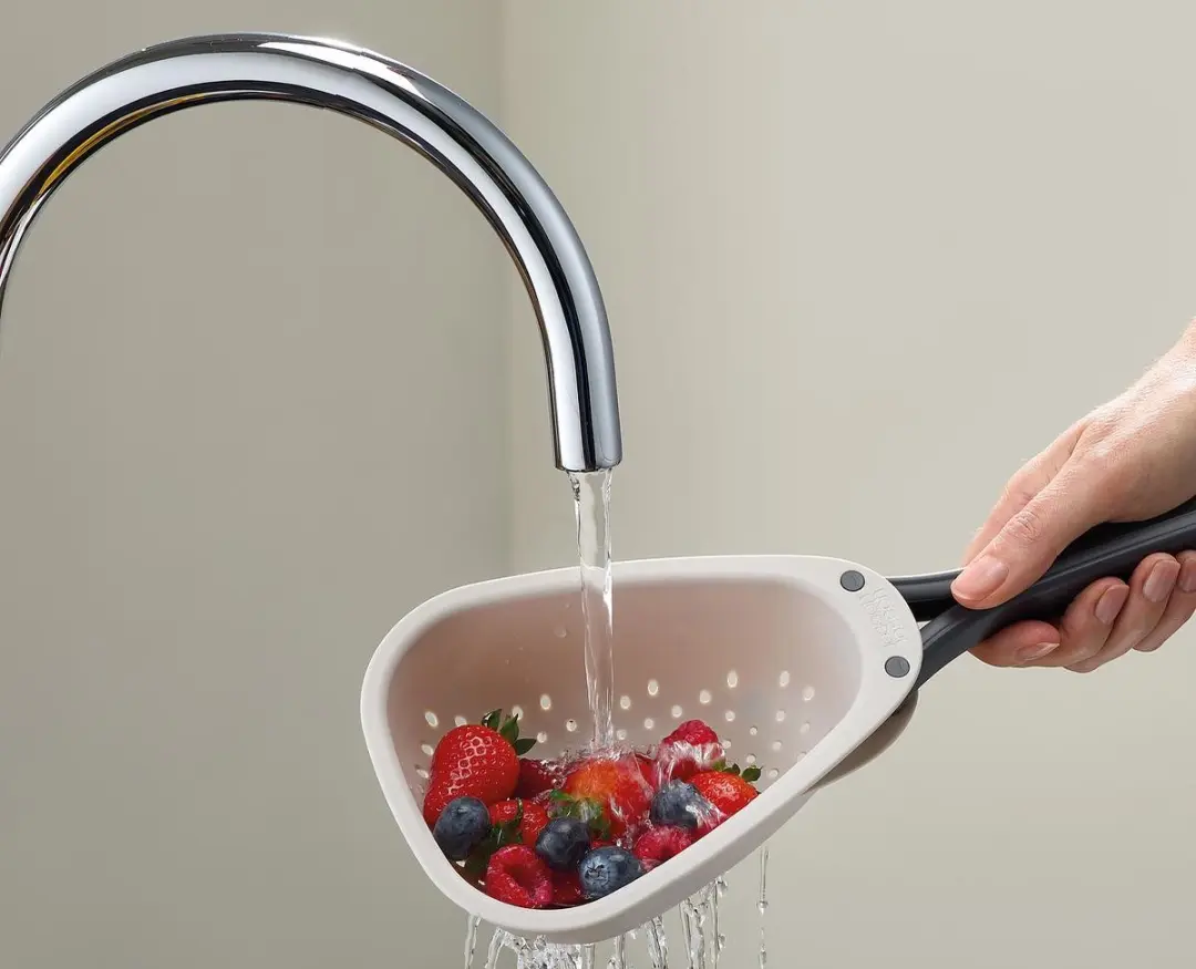 Joseph Joseph Droplet Mini Vouwbaar Vergiet - Wit