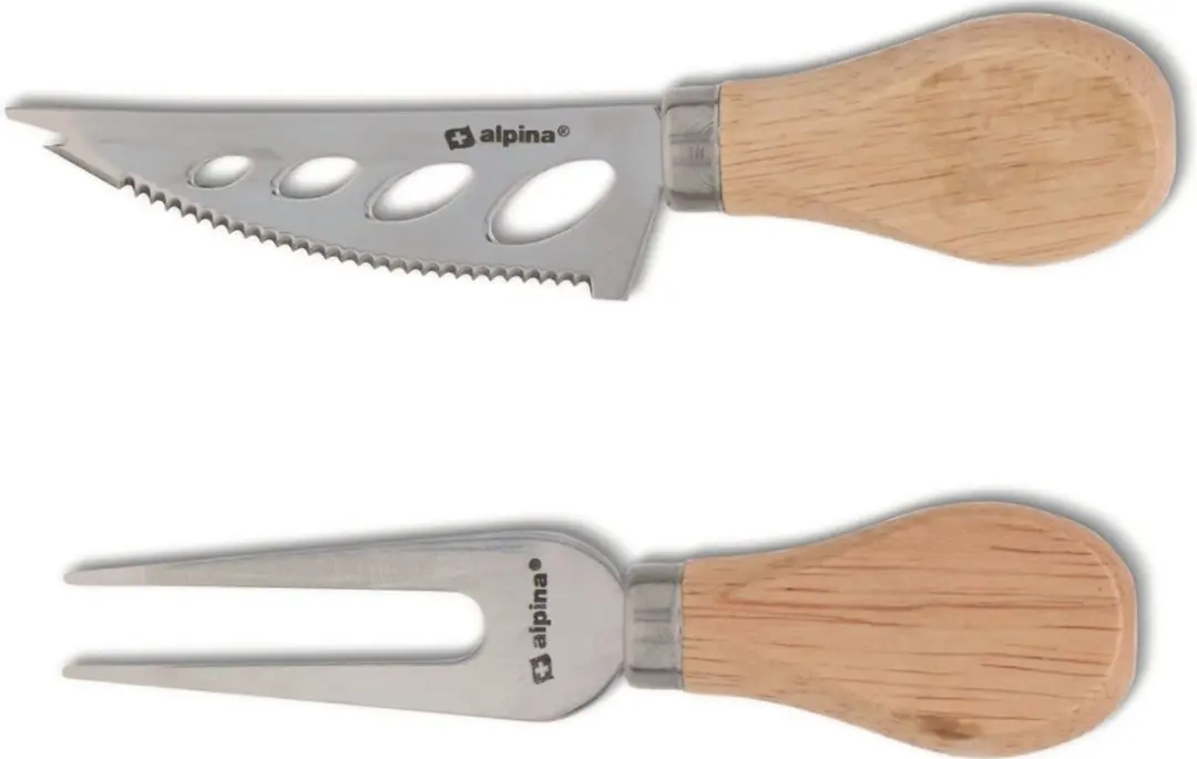 Alpina Kaasmes & Kaasvork RVS/Hout