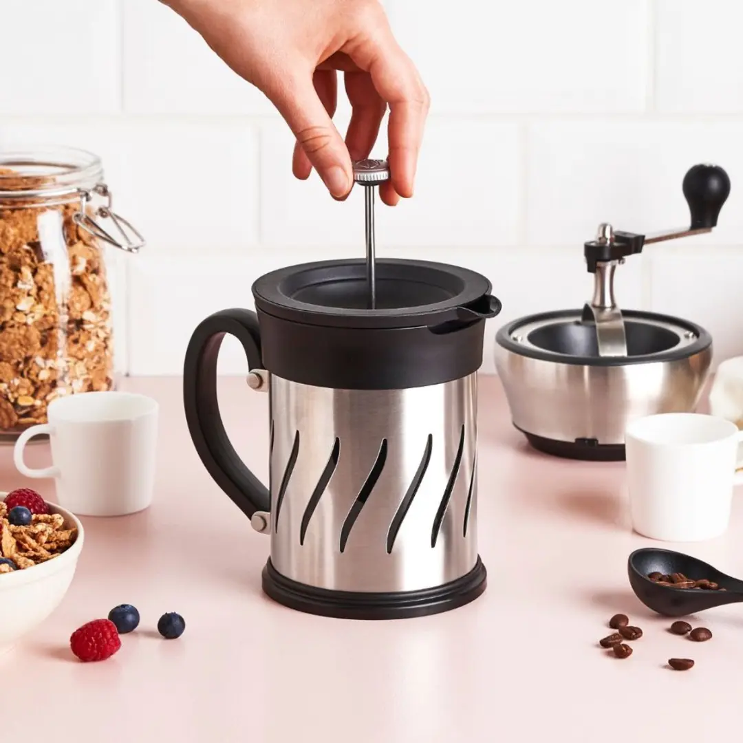 Peugeot Paris Press Koffiemolen & Cafetière 15cm - RVS