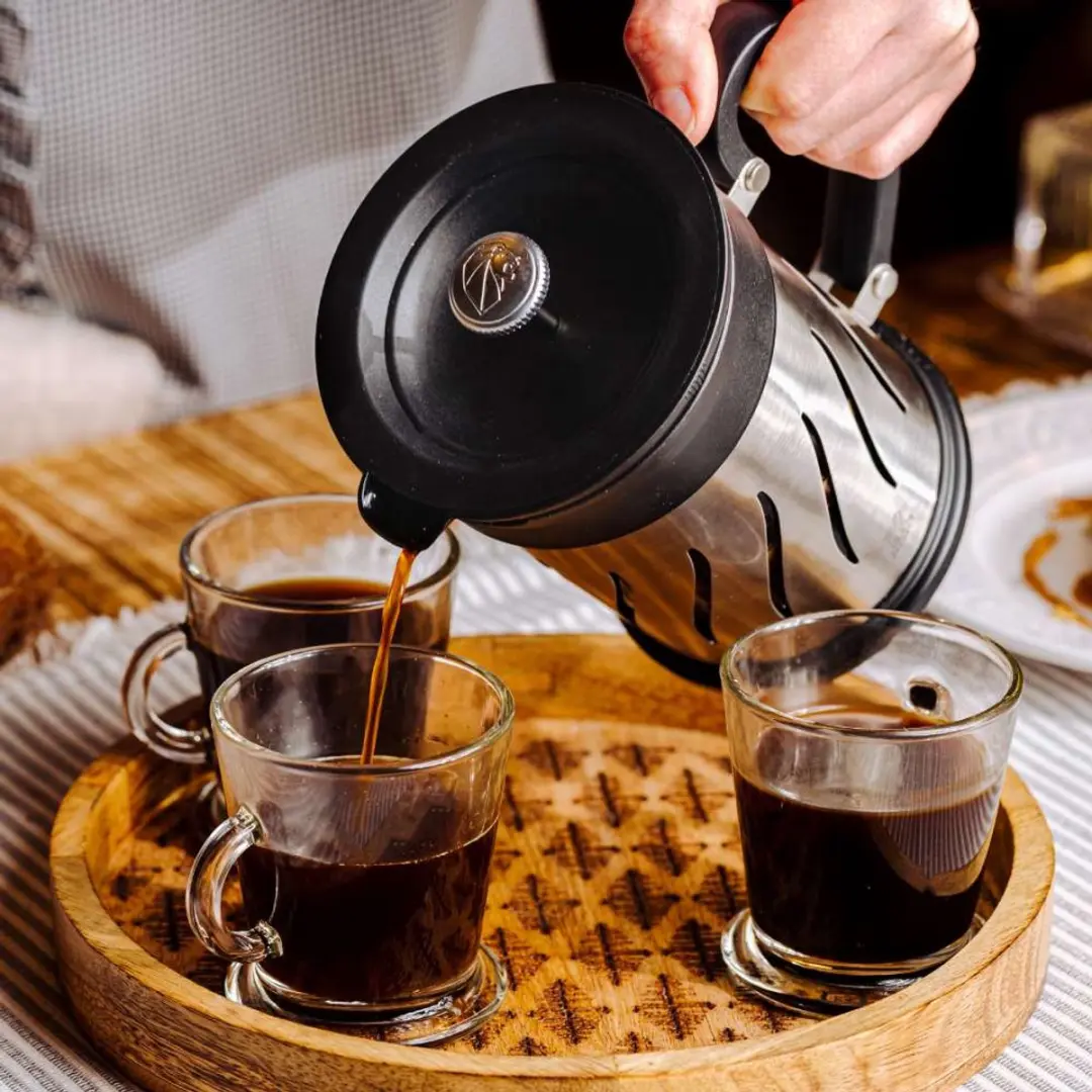 Peugeot Paris Press Koffiemolen & Cafetière 15cm - RVS